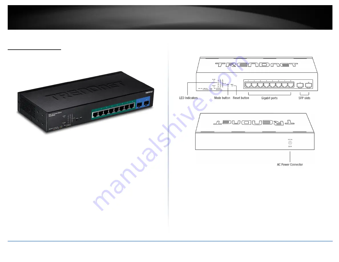 TRENDnet PoE Web Smart Switch Series User Manual Download Page 7