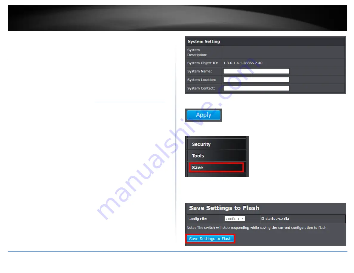 TRENDnet PoE Web Smart Switch Series User Manual Download Page 25