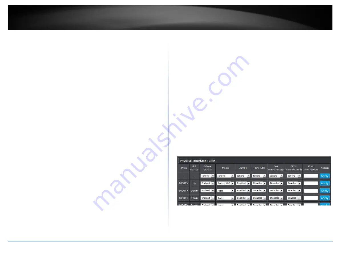 TRENDnet PoE Web Smart Switch Series User Manual Download Page 58