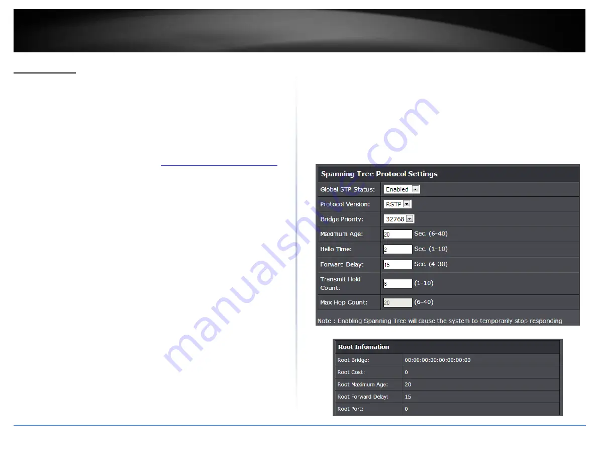 TRENDnet PoE Web Smart Switch Series User Manual Download Page 59