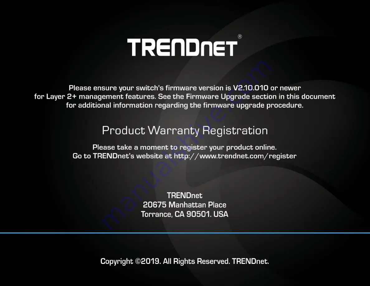 TRENDnet PoE Web Smart Switch Series User Manual Download Page 138