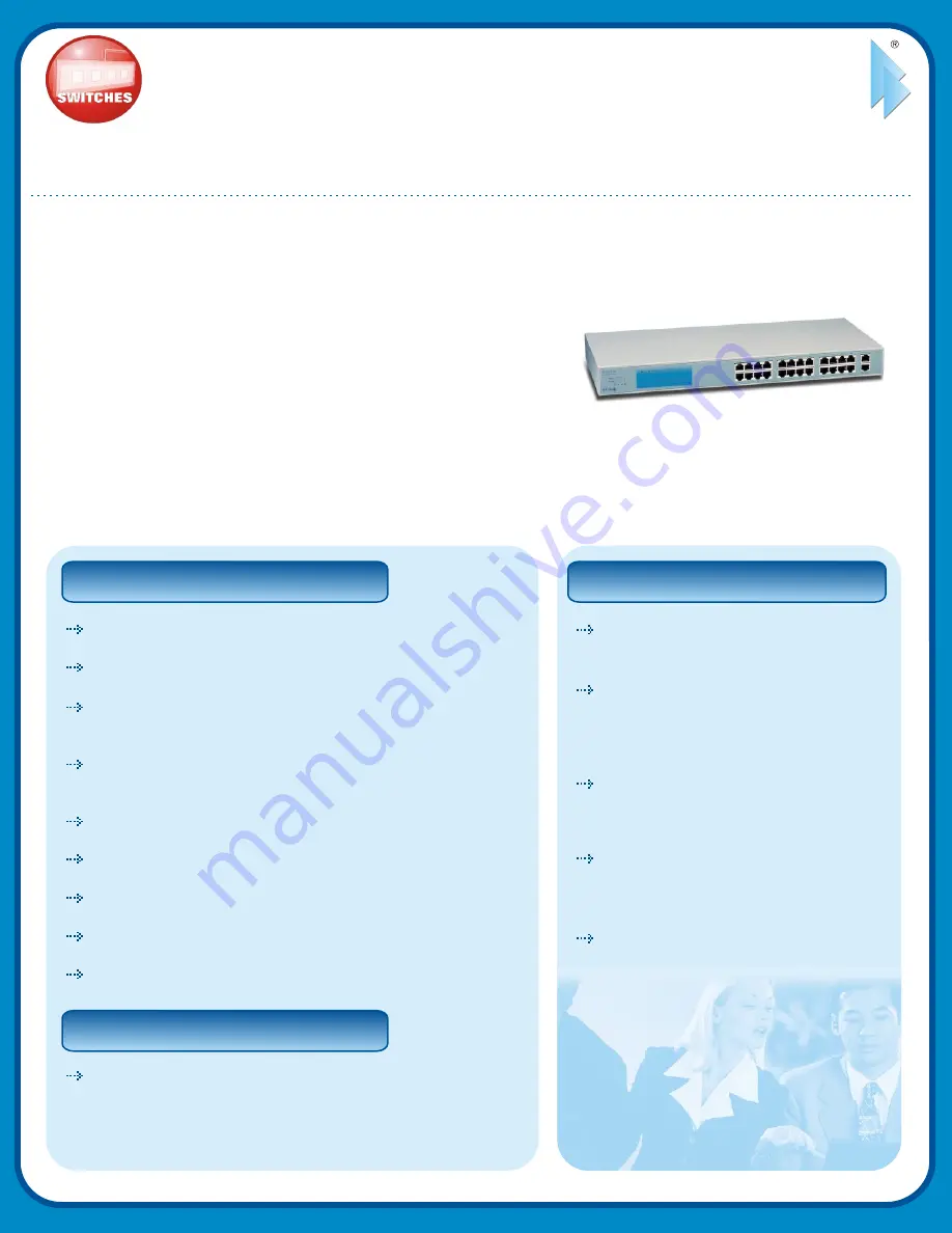 TRENDnet TE100-H16R Specifications Download Page 1