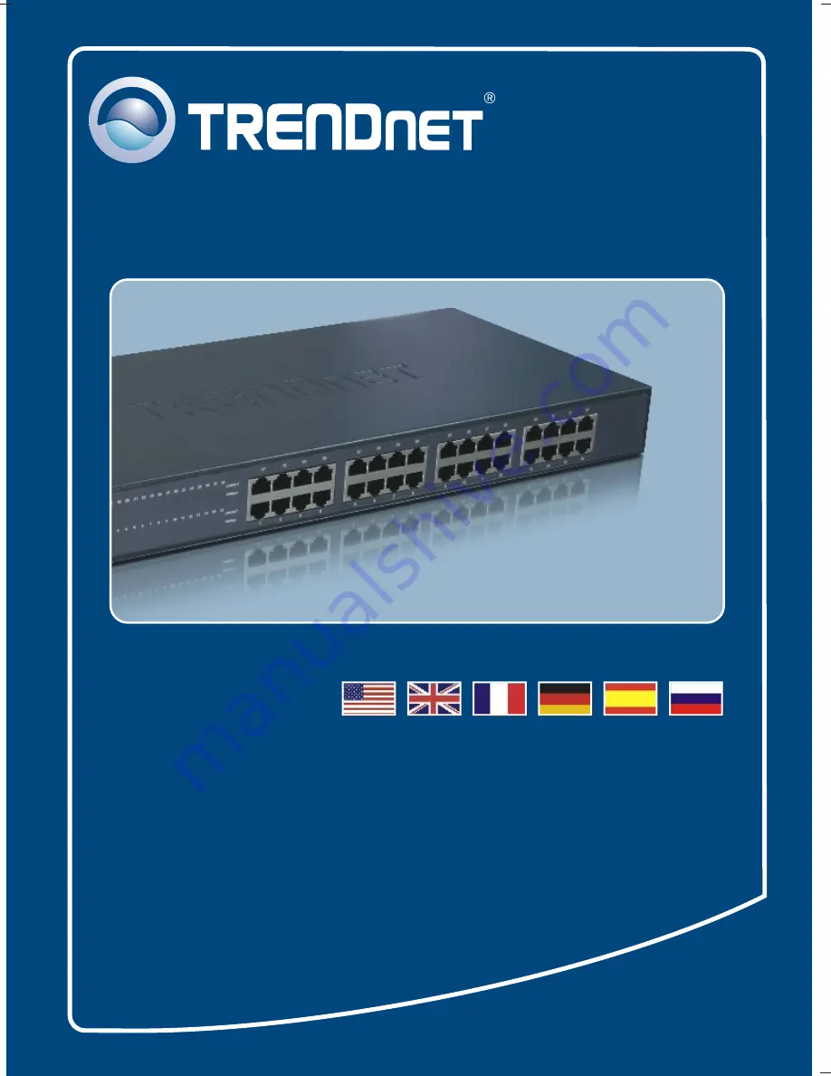 TRENDnet TE100-S32plus Quick Installation Manual Download Page 1