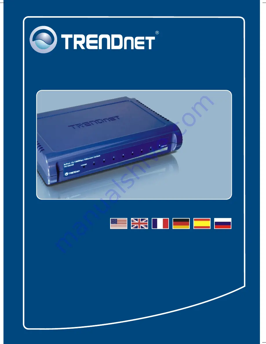 TRENDnet TE100-S8 (Russian)  Download Page 1