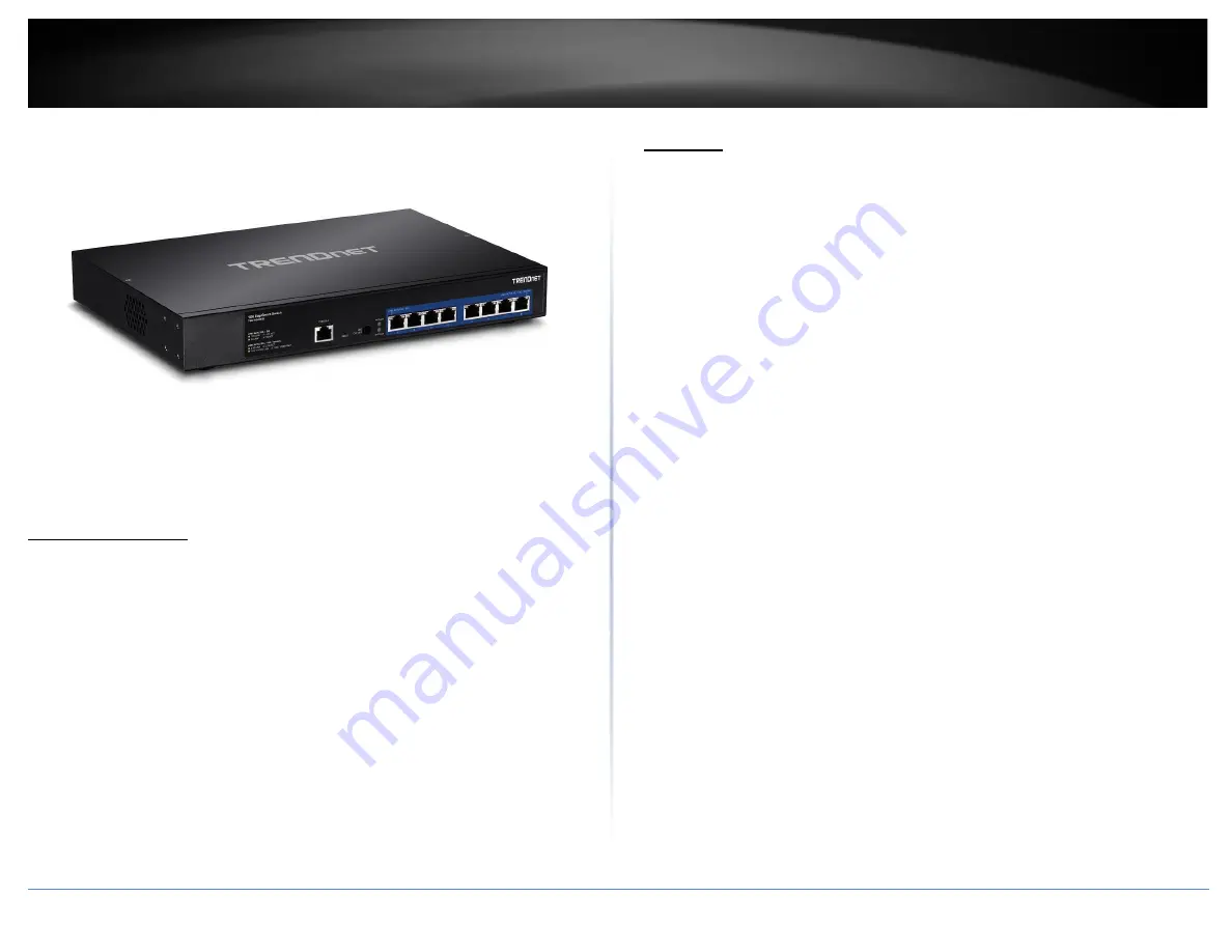 TRENDnet TEG-7080ES User Manual Download Page 3