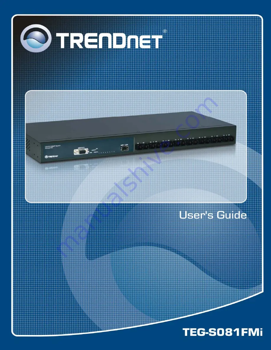 TRENDnet TEG-S081FMi User Manual Download Page 1