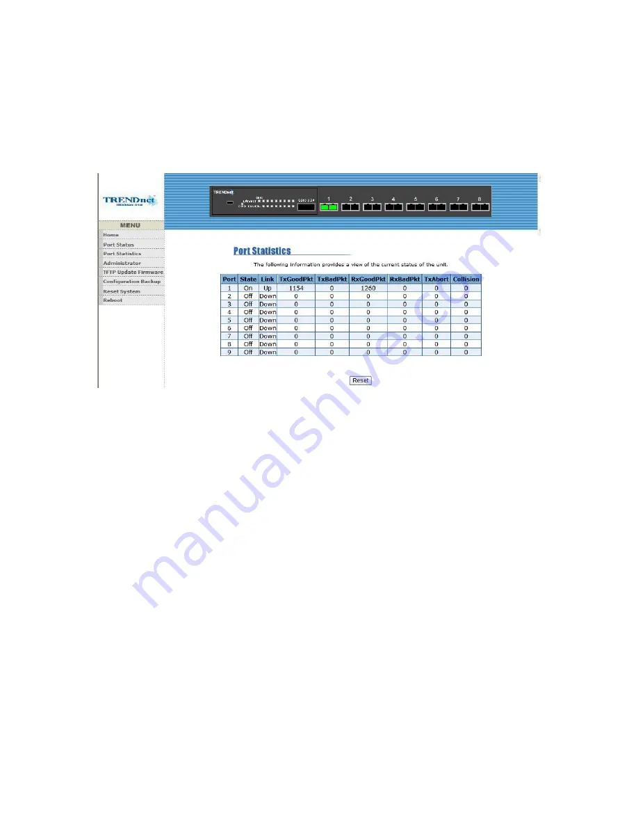 TRENDnet TEG-S081FMi User Manual Download Page 54