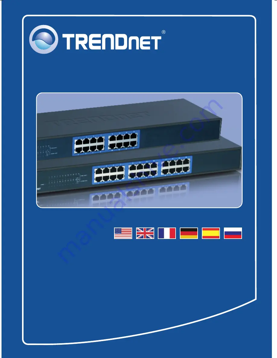 TRENDnet TEG-S160TX - Gigabit Switch With 31 Gbps Switching Capacity Скачать руководство пользователя страница 1