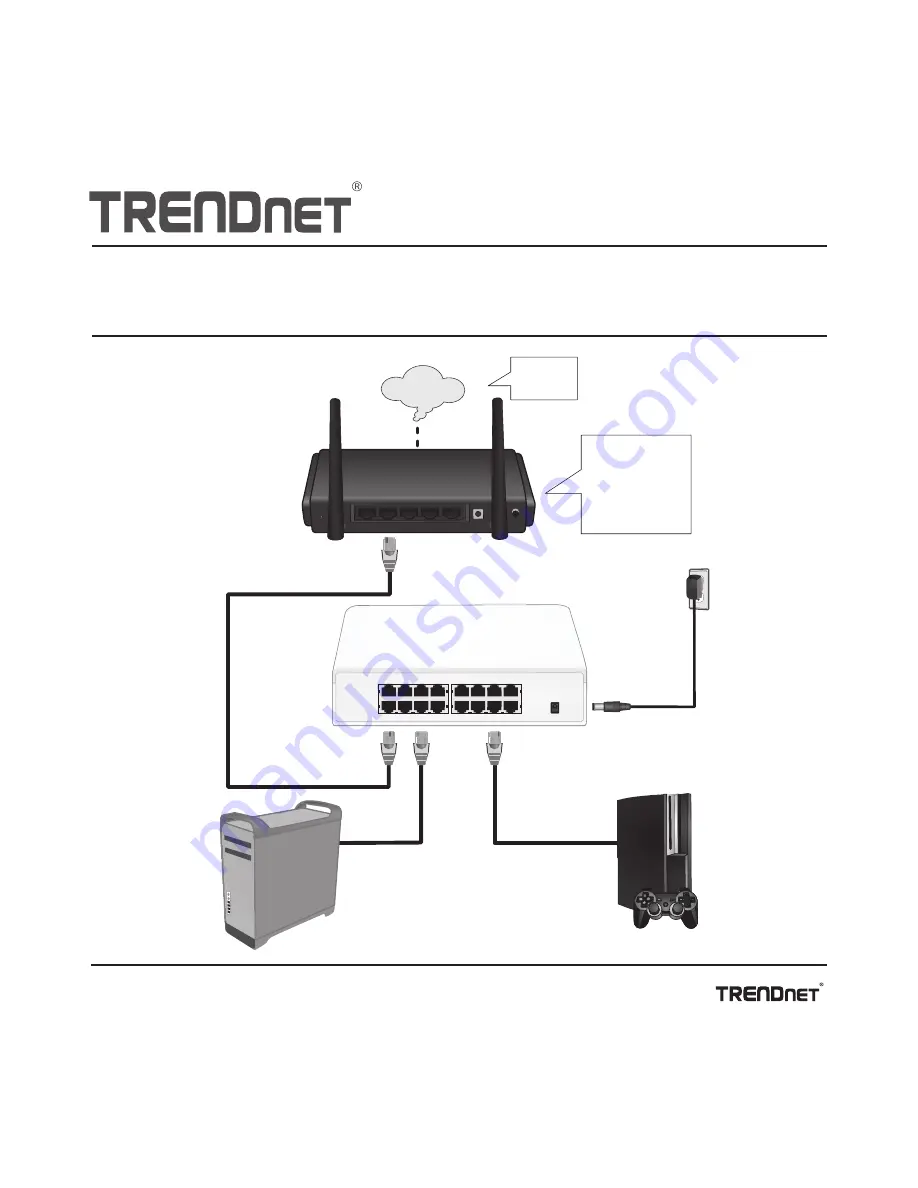 TRENDnet TEG-S16D Скачать руководство пользователя страница 1