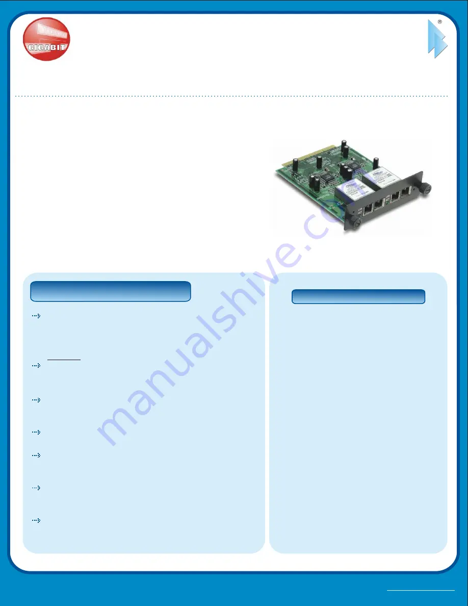 TRENDnet TEG-S24M2F Supplementary Manual Download Page 1