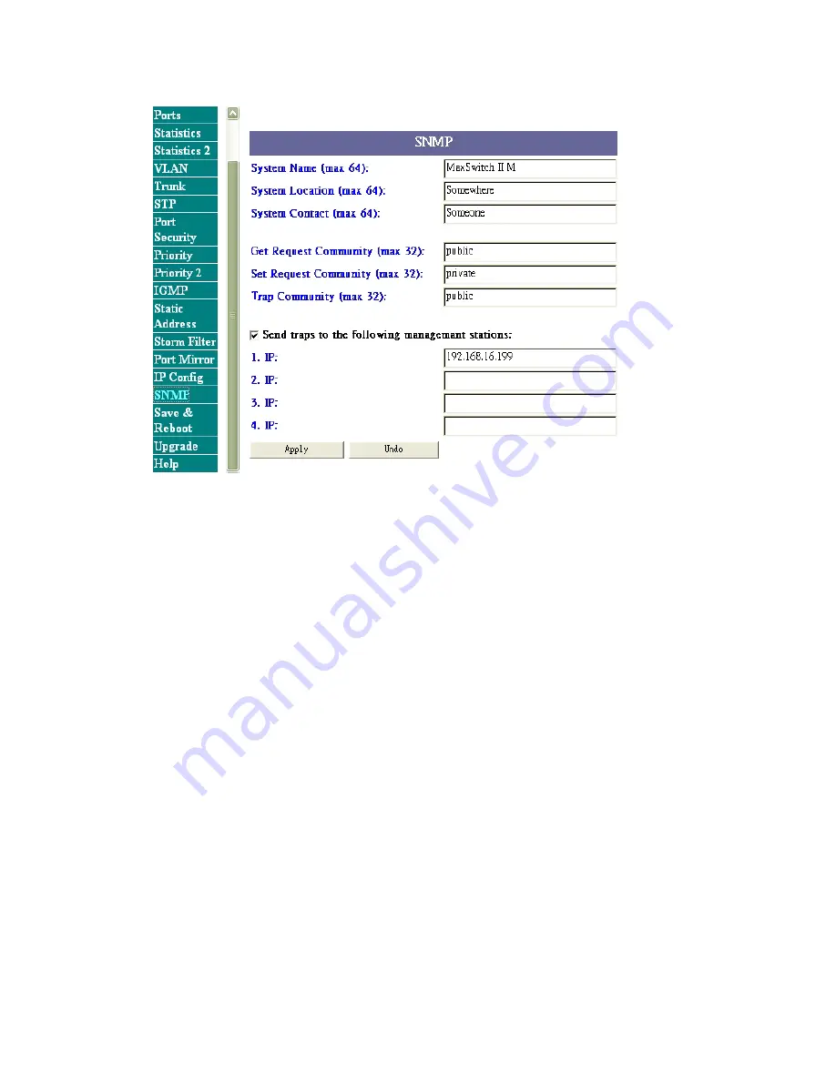 TRENDnet TEG-S4000i User Manual Download Page 54