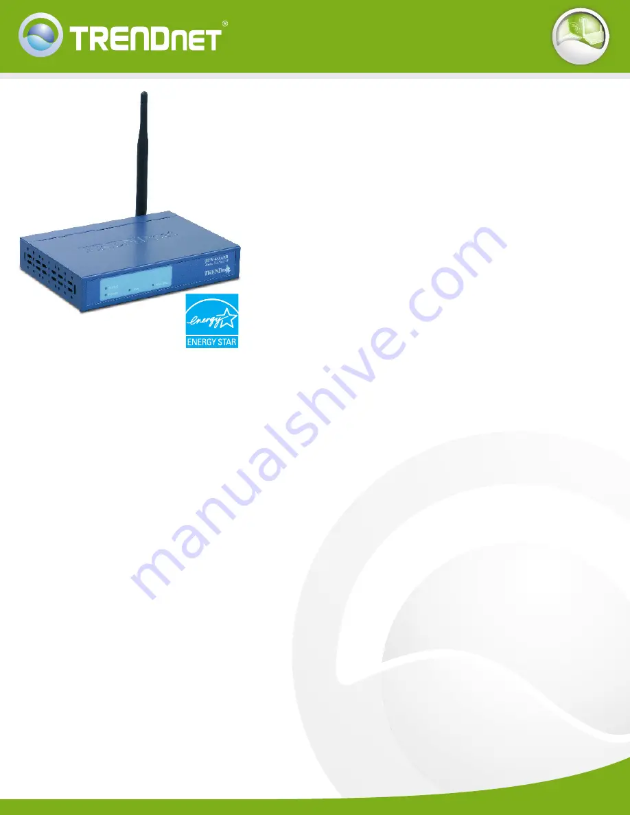 TRENDnet TEW-453APB - 108Mbps Wireless Super G HotSpot Access Point Specifications Download Page 1