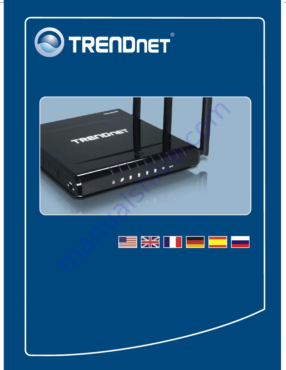 TRENDnet TEW-633GR - Wireless Router Скачать руководство пользователя страница 1