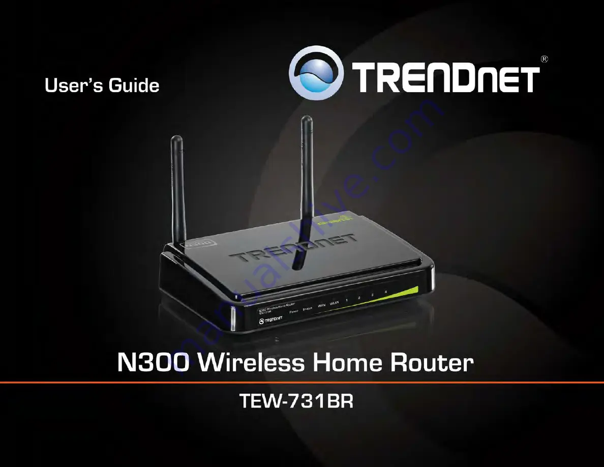 TRENDnet TEW-731BR User Manual Download Page 1