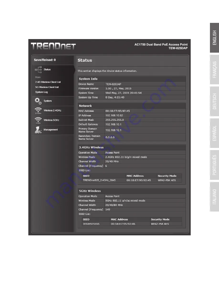 TRENDnet TEW-825DAP(V1) Quick Installation Manual Download Page 9