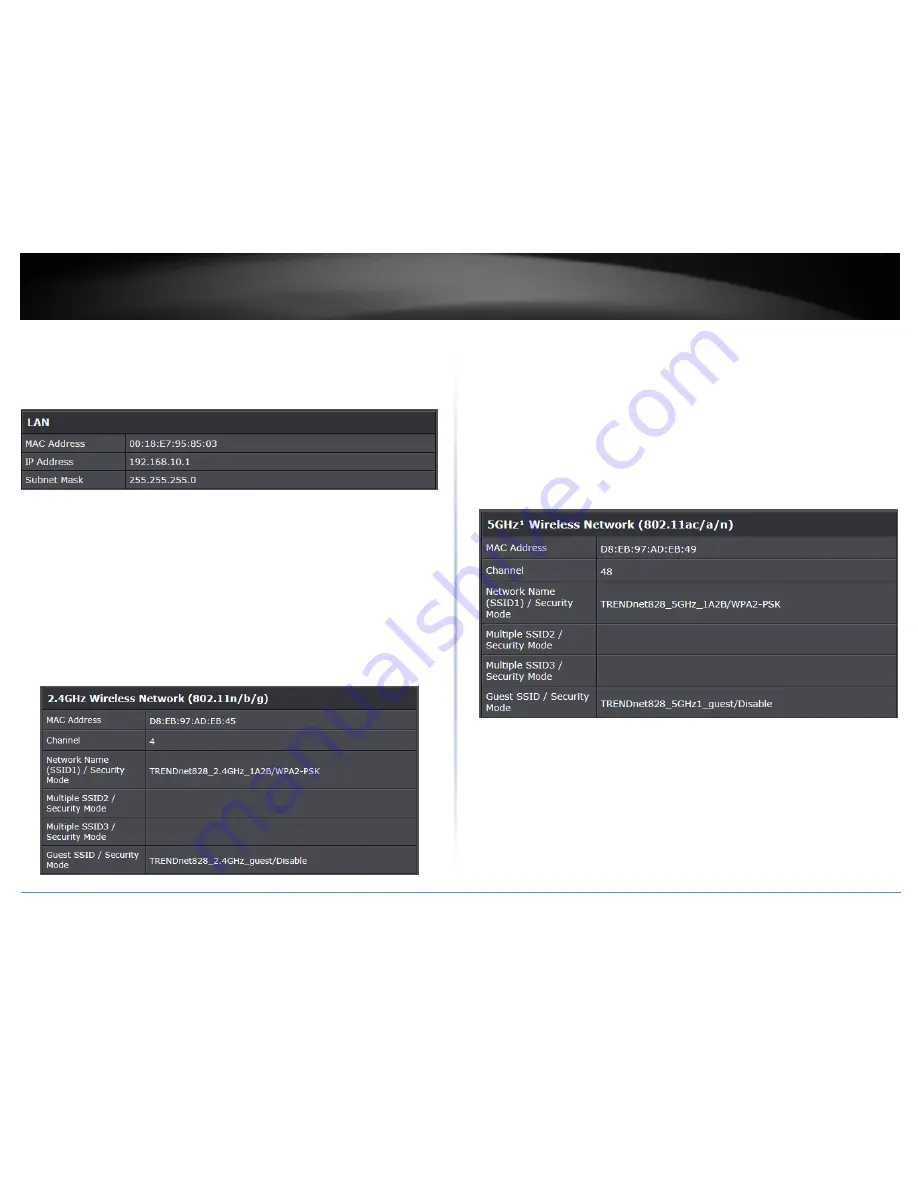 TRENDnet TEW-828DRU User Manual Download Page 61