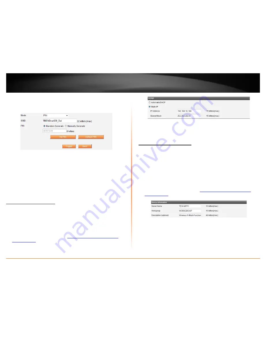 TRENDnet TEW-MFP1 Скачать руководство пользователя страница 18