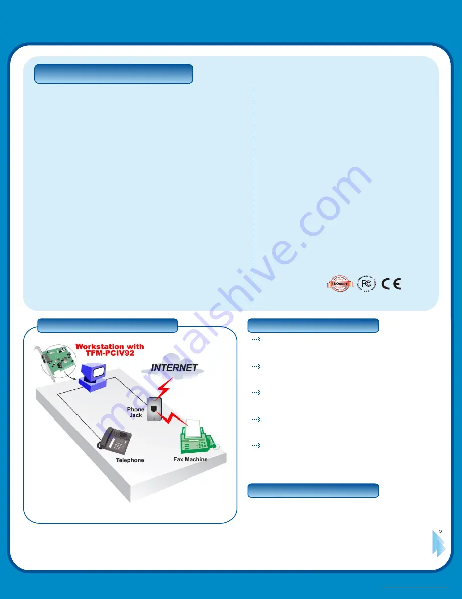 TRENDnet TFM-PCIV92 Specifications Download Page 2