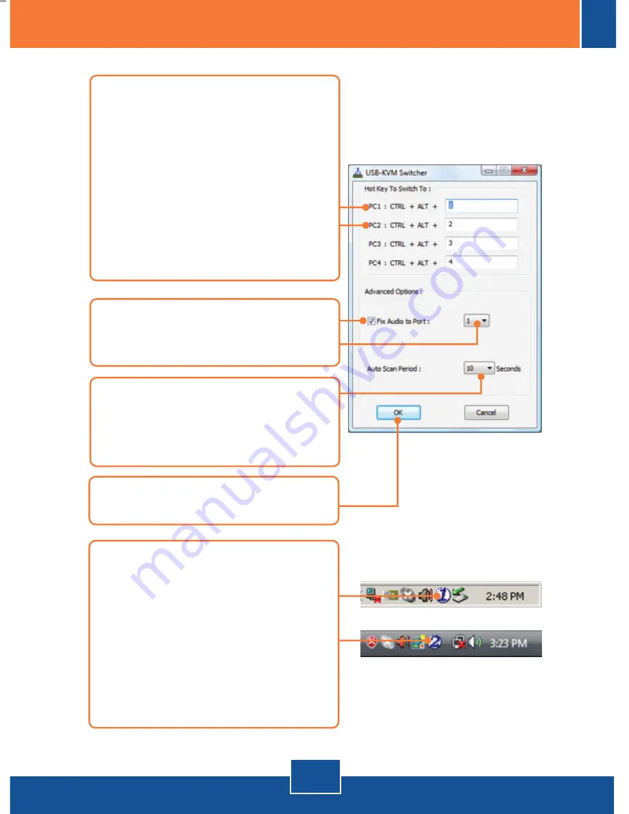 TRENDnet TK-204UK - DVI USB KVM Switch (German) Quick Installation Manual Download Page 8