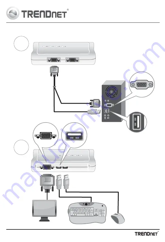 TRENDnet TK-407K Quick Installation Manual Download Page 1