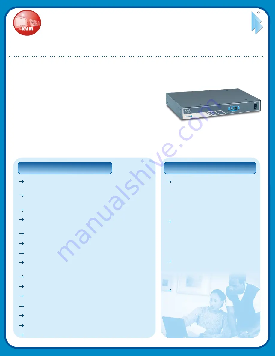 TRENDnet TK-800R Specifications Download Page 1