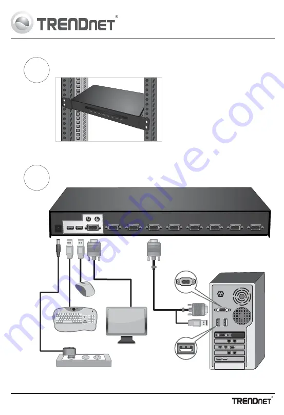 TRENDnet TK-803R Quick Installation Manual Download Page 1