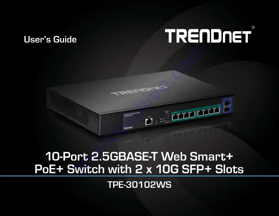 TRENDnet TPE-30102WS User Manual Download Page 1