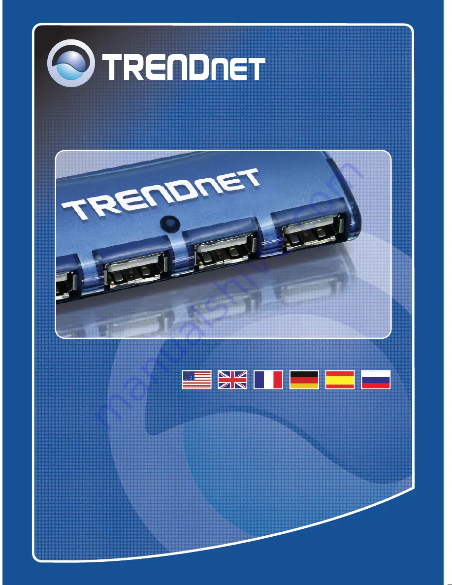 TRENDnet TU-400E (Russian) Quick Installation Manual Download Page 1