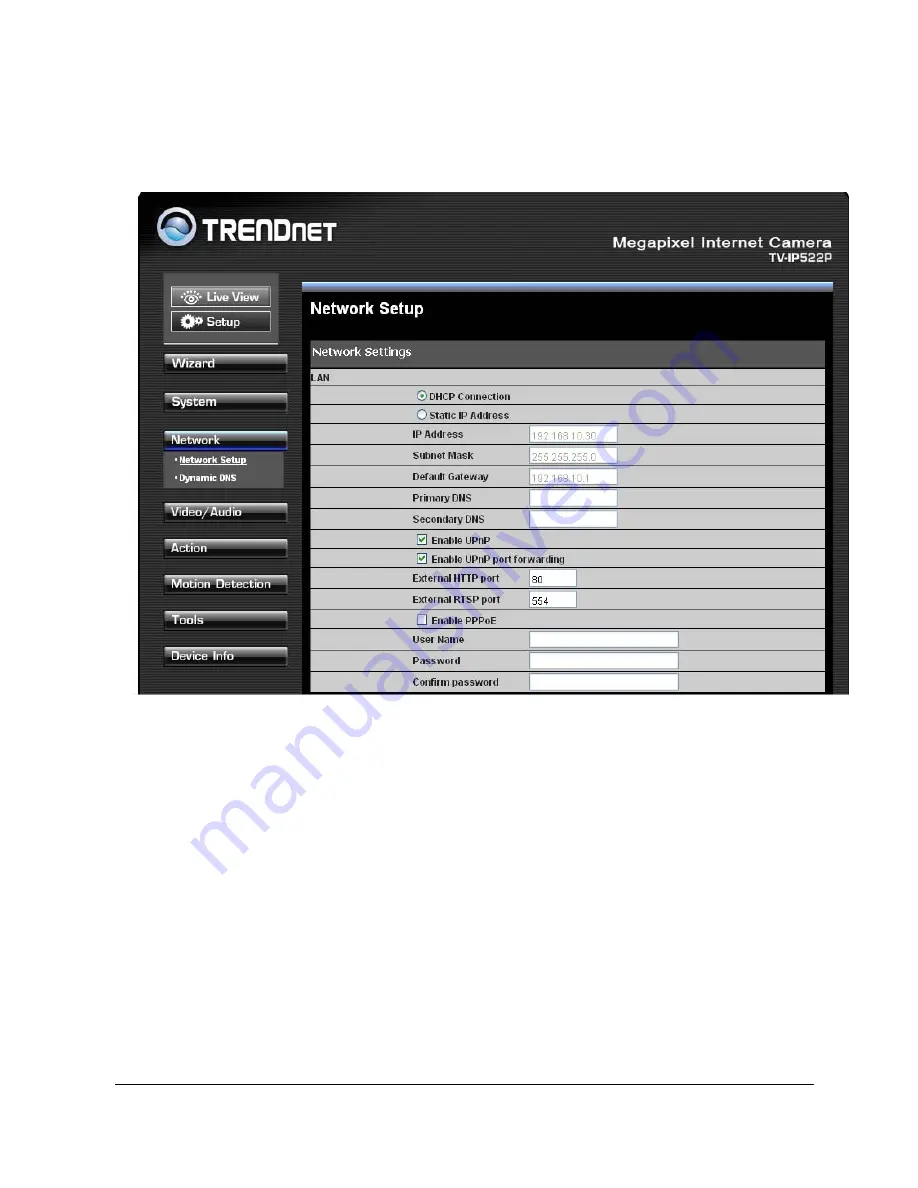 TRENDnet TV-IP522P Скачать руководство пользователя страница 35