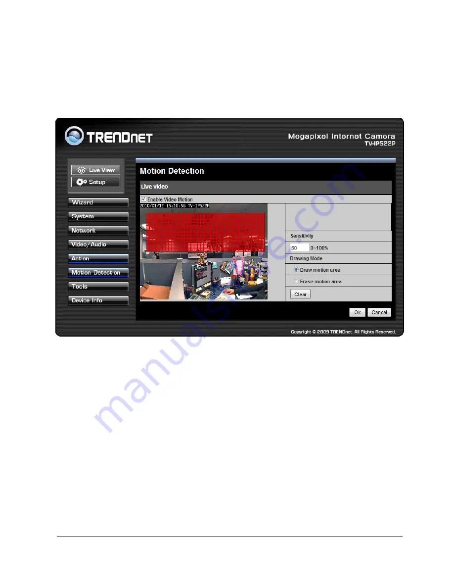 TRENDnet TV-IP522P Скачать руководство пользователя страница 44