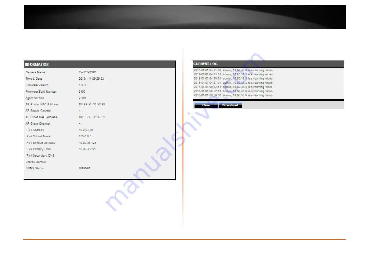 TRENDnet TV-IP742SIC Скачать руководство пользователя страница 43