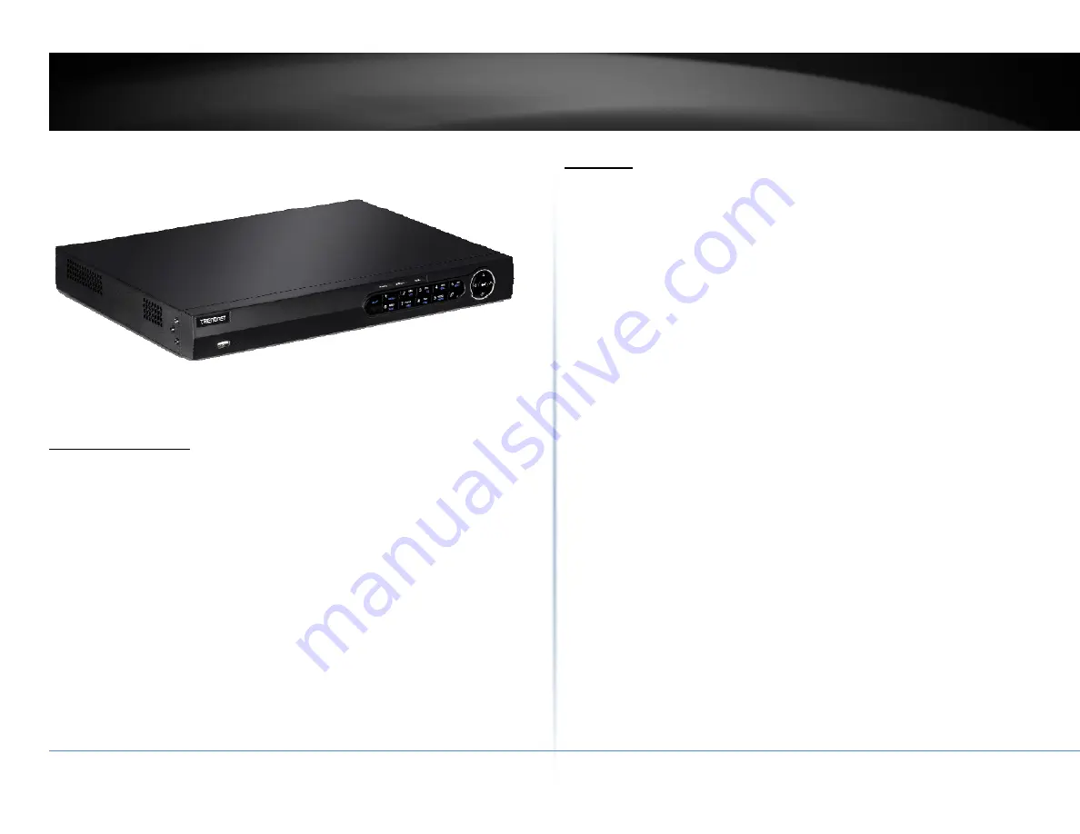 TRENDnet TV-NVR408 User Manual Download Page 5