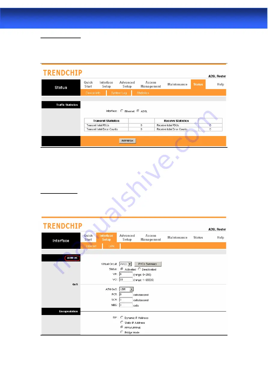 TRENDnet WLAN ADSL2 plus Router User Manual Download Page 38