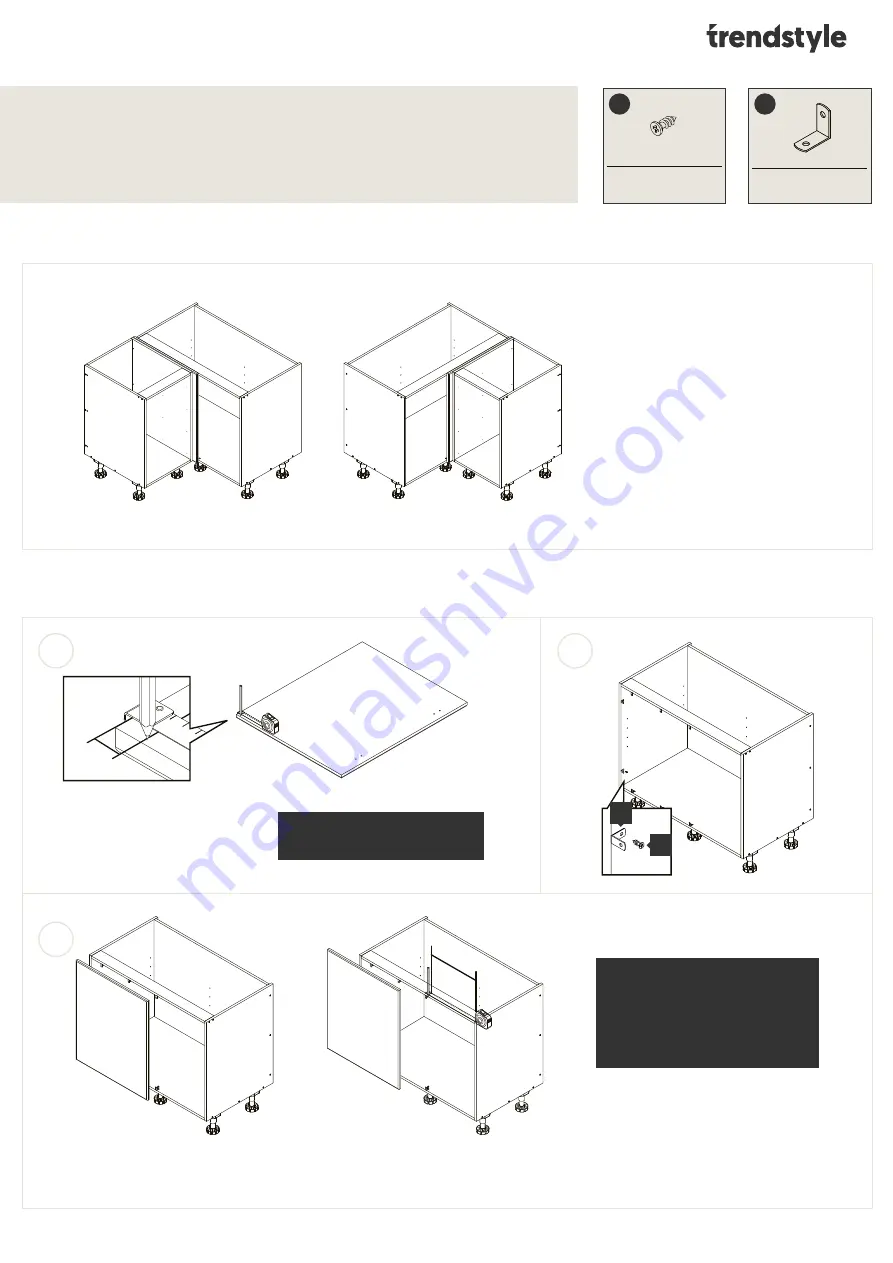 Trendstyle 1000mm Assembly Instructions Manual Download Page 5