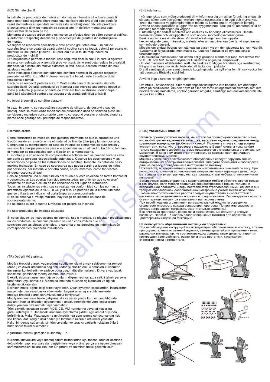 Trendteam BLANSHE 2122-864-C9 Installation Instructions Manual Download Page 6