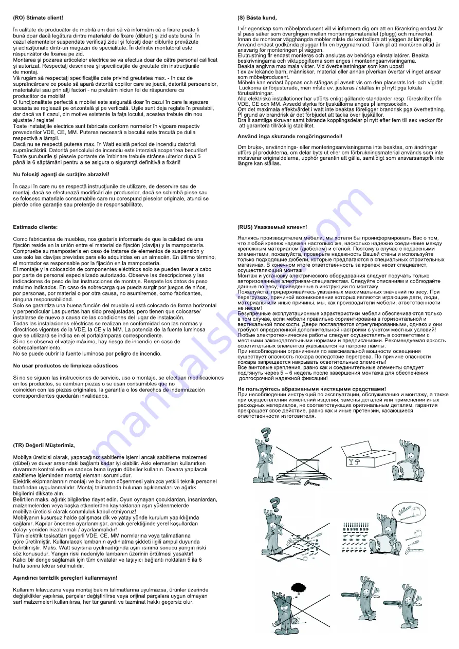 Trendteam SKY 1525-801-01 Installation Instruction Download Page 16