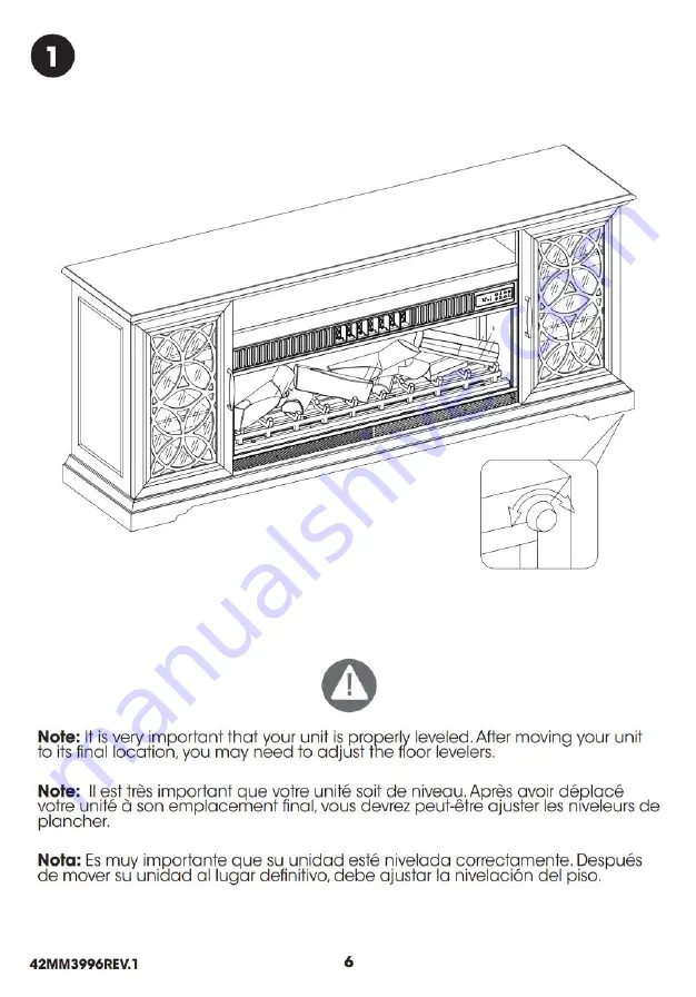 Tresanti ClassicFlame 42IF442FGL Manual Download Page 6