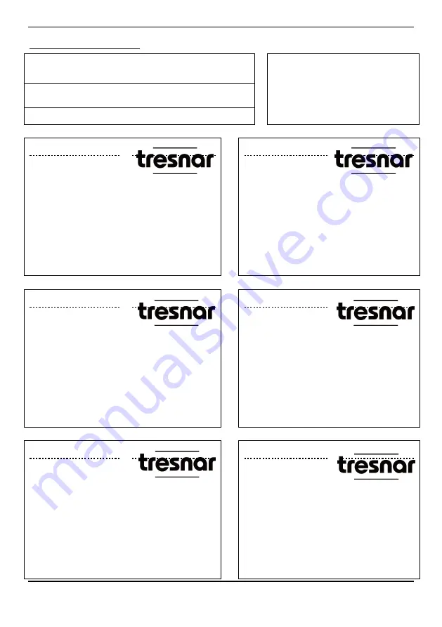 tresnar 4614 MMA-145 Instruction Manual Download Page 12