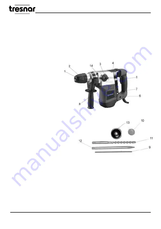 tresnar 4662 Instruction Manual Download Page 8