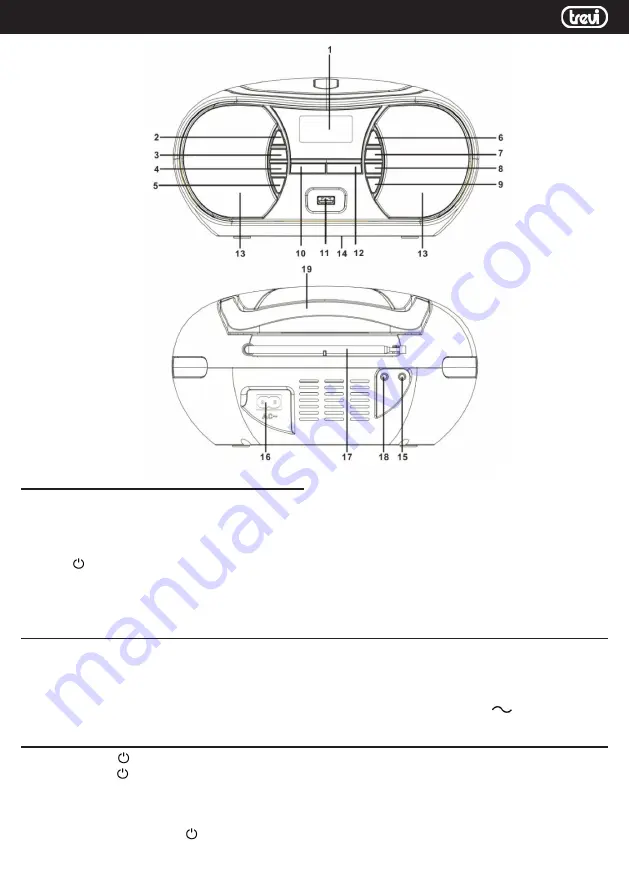 Trevi CMP 581 DAB Скачать руководство пользователя страница 4