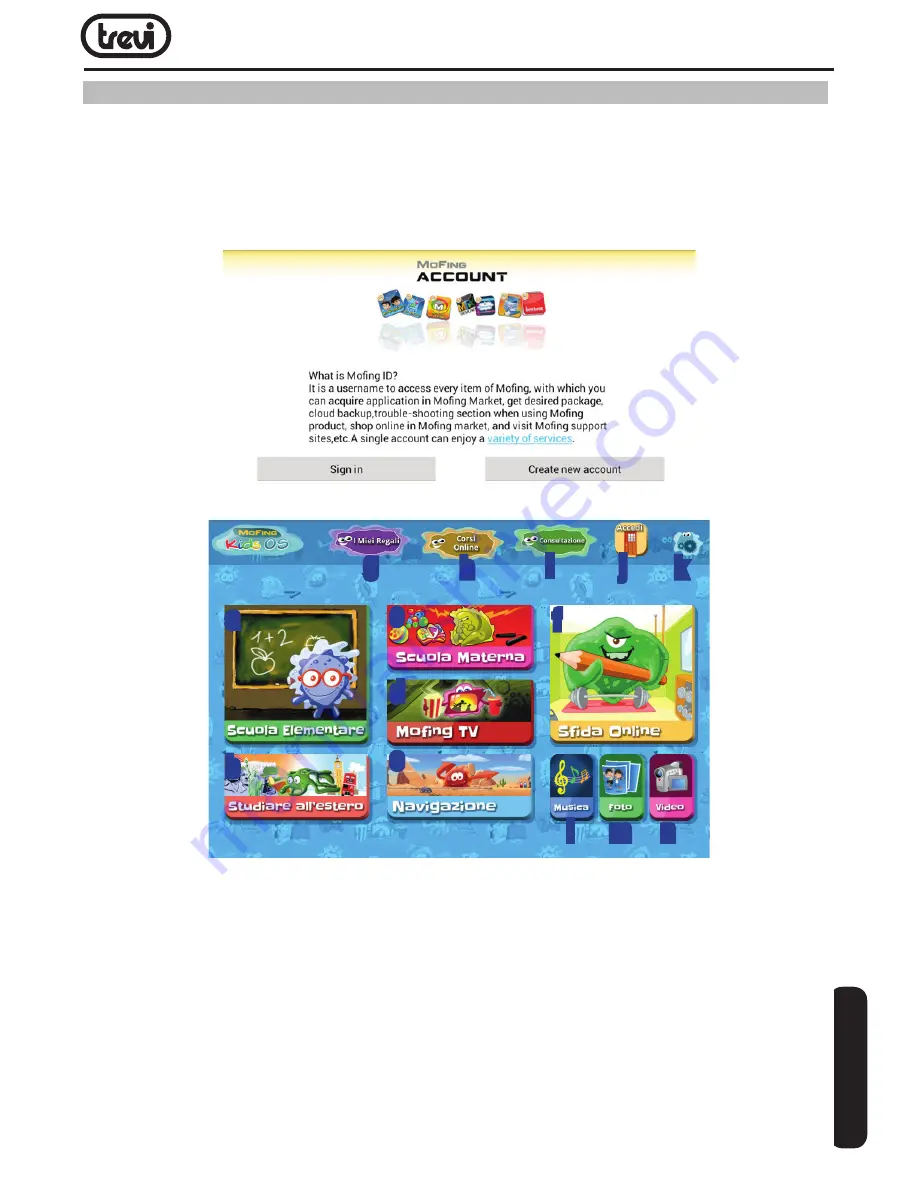 Trevi KIDTAB 7 C8 User Manual Download Page 57