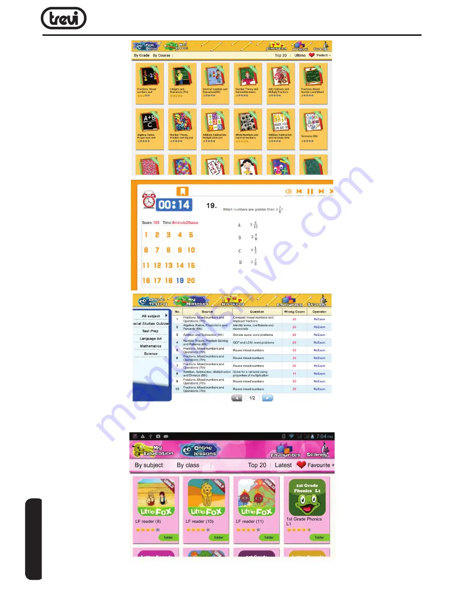 Trevi KIDTAB 7 C8 User Manual Download Page 60