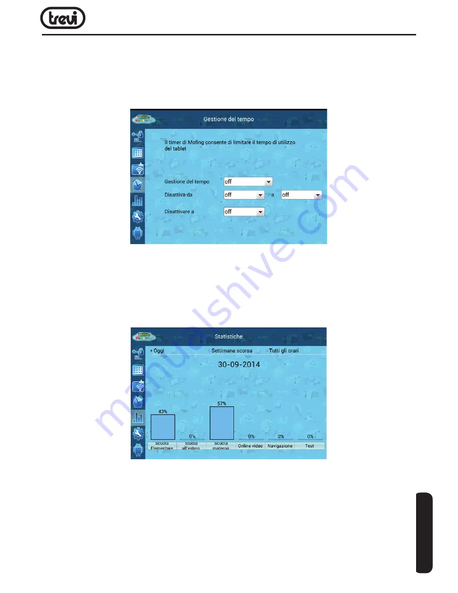 Trevi KIDTAB 7 C8 User Manual Download Page 65