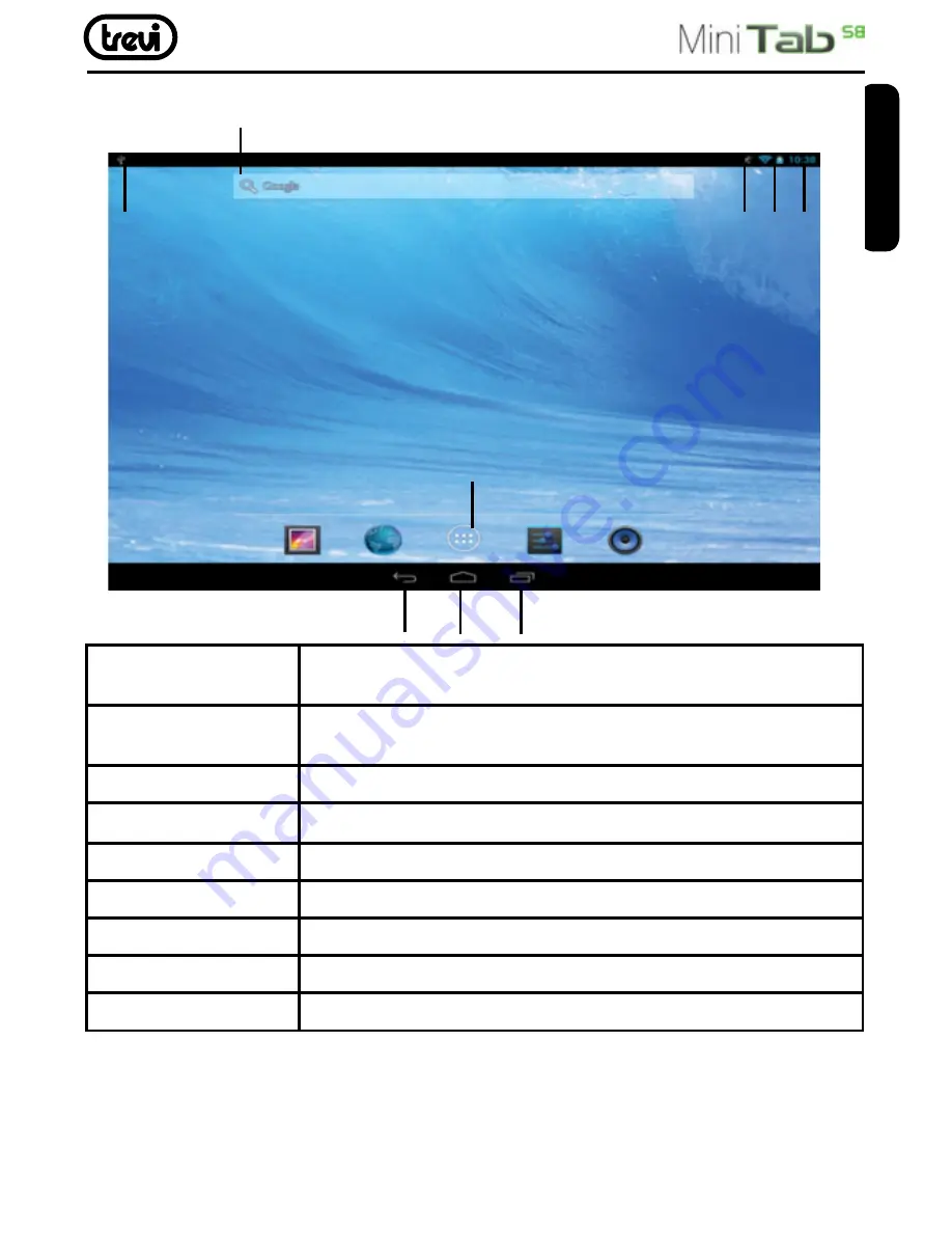 Trevi mini tab S8 User Manual Download Page 13