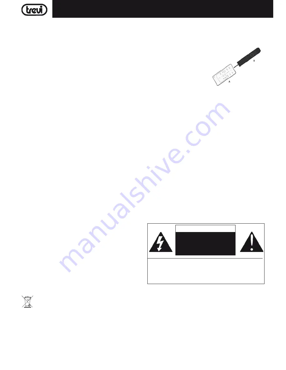 Trevi SB 8350TV User Manual Download Page 13