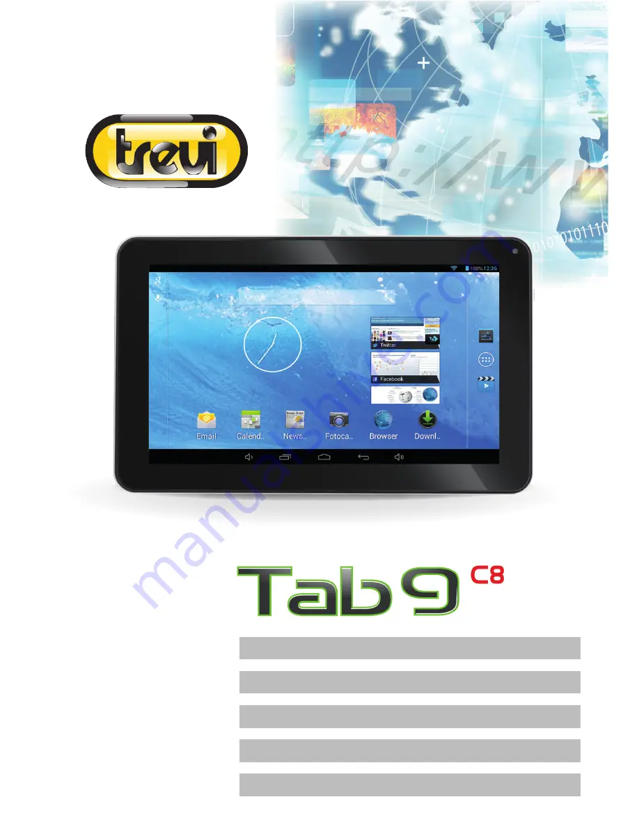 Trevi TAB 9 C8 Скачать руководство пользователя страница 1