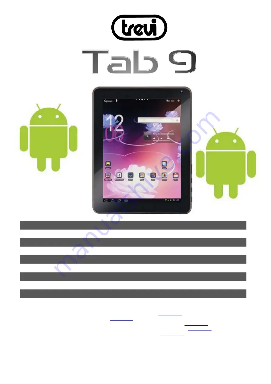 Trevi Tab 9 Скачать руководство пользователя страница 1