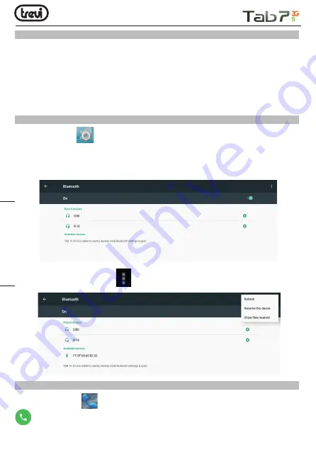 Trevi Tab7 3G S User Manual Download Page 46