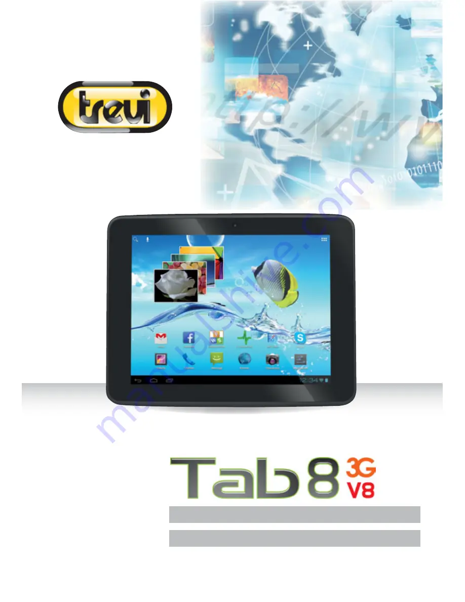 Trevi Tab8 3G V8 Скачать руководство пользователя страница 1