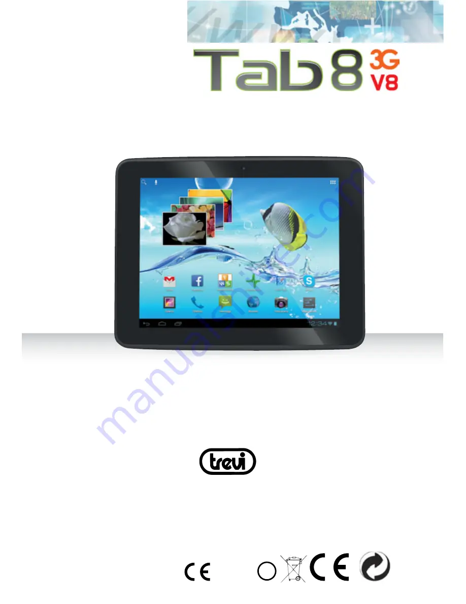 Trevi Tab8 3G V8 Скачать руководство пользователя страница 56